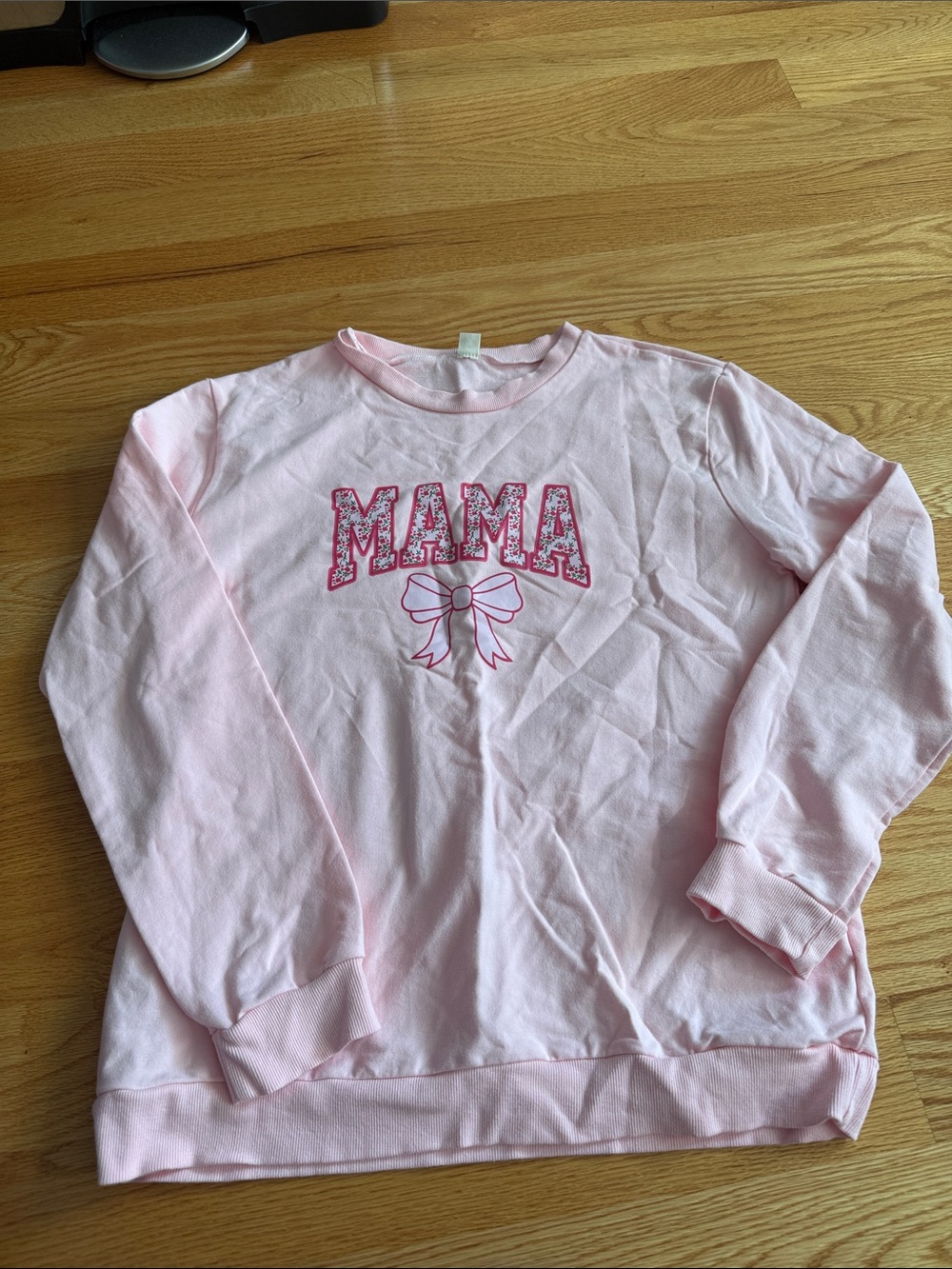 Pink "MAMA" Graphic Sweatshirt